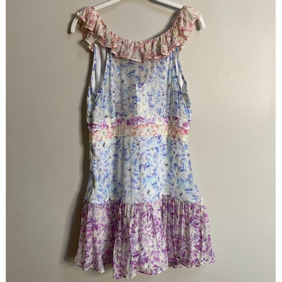 LoveShackFancy Sweet Kisses Seneca Print Fit & Flare Dress Size 6 - Picture 11 of 16